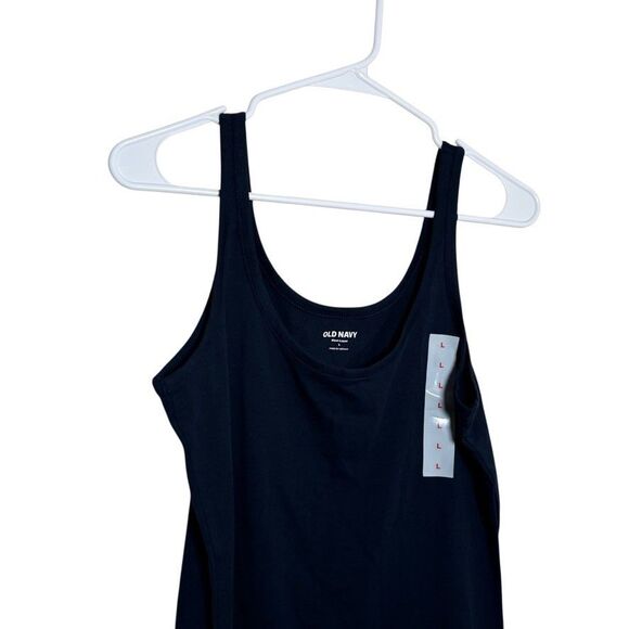 Old Navy Tank Top Women's Large Navy Blue Round Neck Sleeveless First Layer - Picture 2 of 10